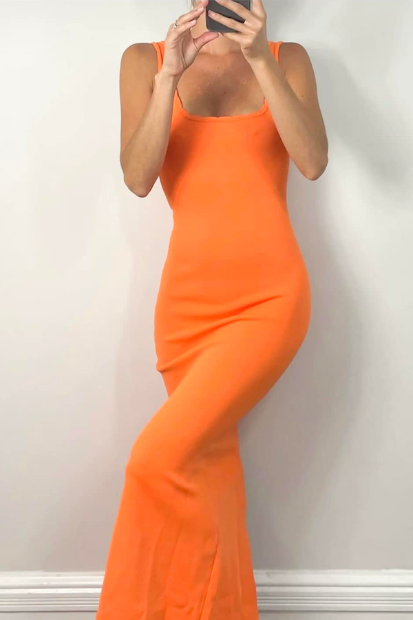 orange dress nz Naya Orange Floral Print Mini Dress