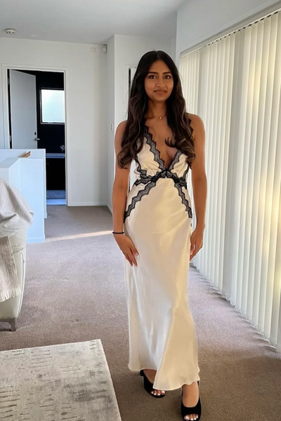 Camille Lace Cross Back Midi Runway Rentals Camille Lace Cross Back Midi Runway Rentals