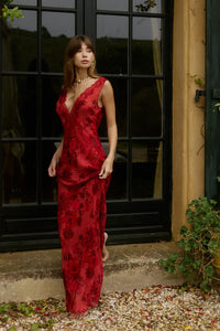 Juliette Maxi Dress in Rosé