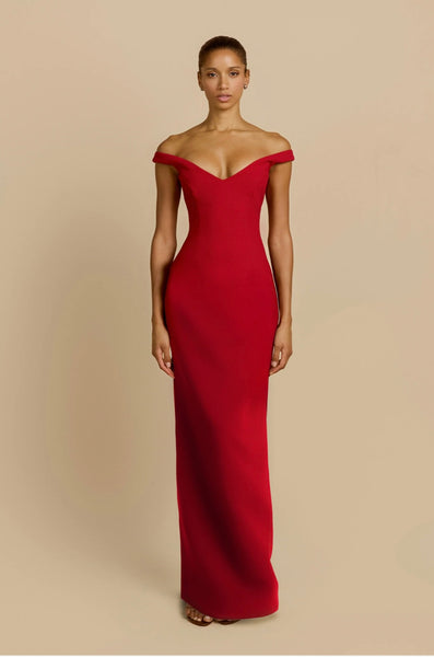 ELLERY DRESS RED - Runway Rentals
