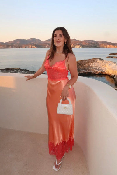 Lilah Maxi Dress Orange