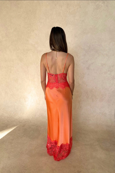 Lilah Maxi Dress Orange